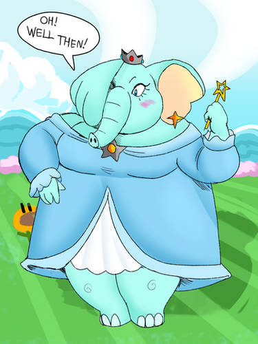 Elephant Peach and Bowser by JuacoProductionsArts on DeviantArt