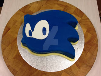 Sonic Emblem Cake