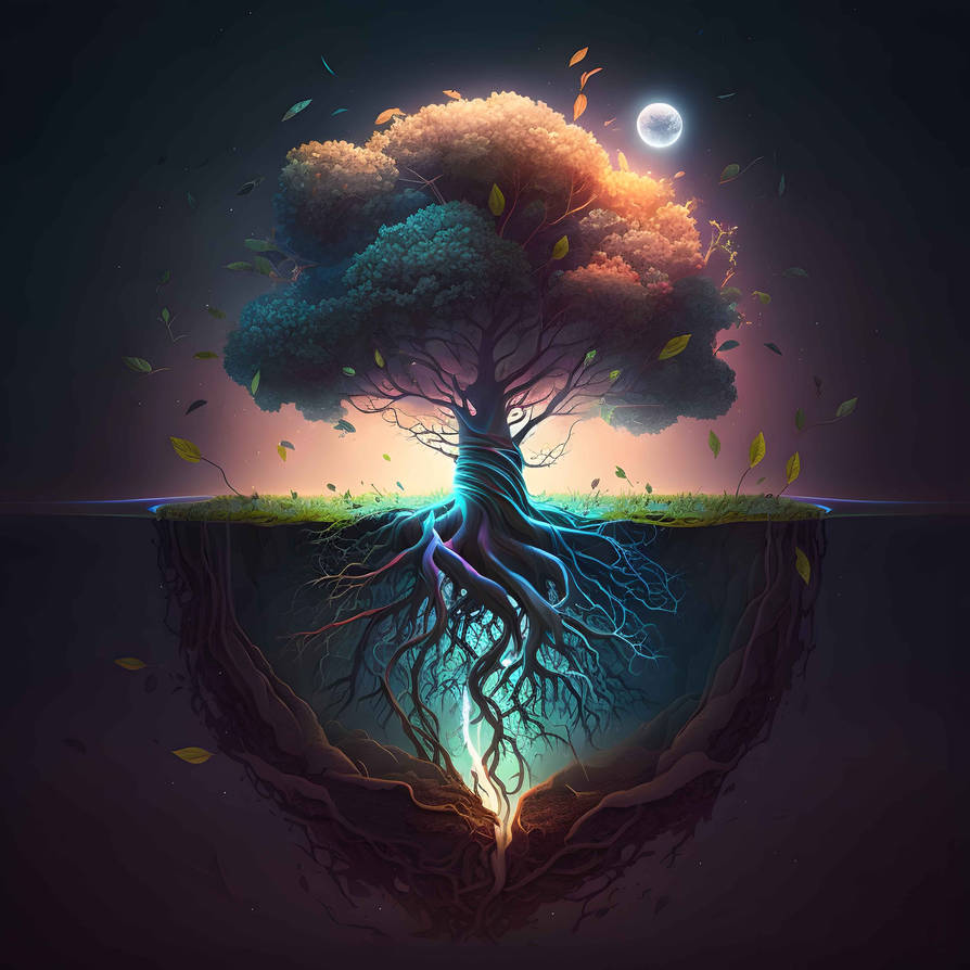 The World Tree: An Enchanted Illustration by Fiulo on DeviantArt