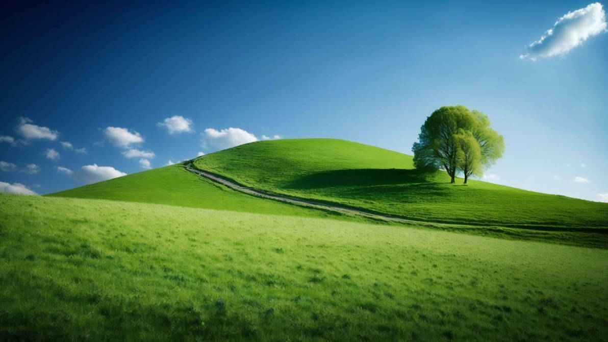 Wallpaper: New Bliss by Fiulo on DeviantArt