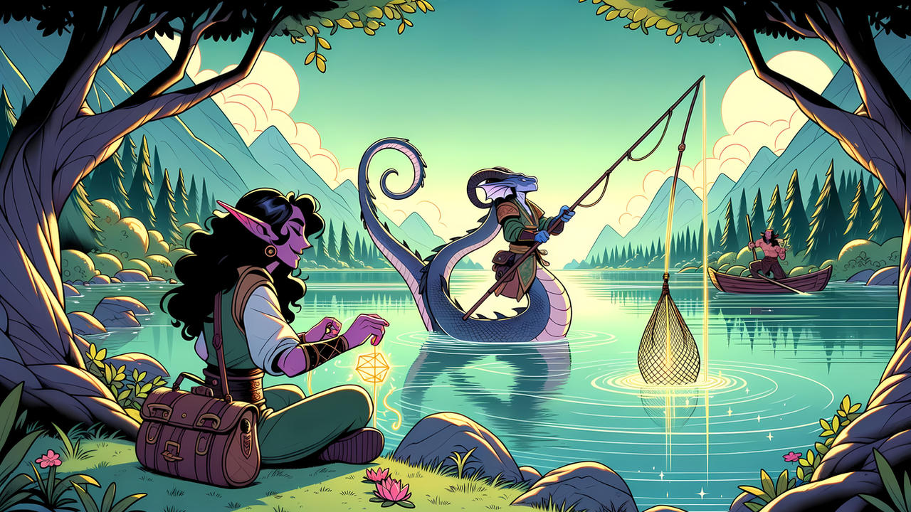 The Enchanted Lake of Loria by Fiulo on DeviantArt