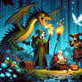 The Enchanted Clearing: A Quest Under the Moon