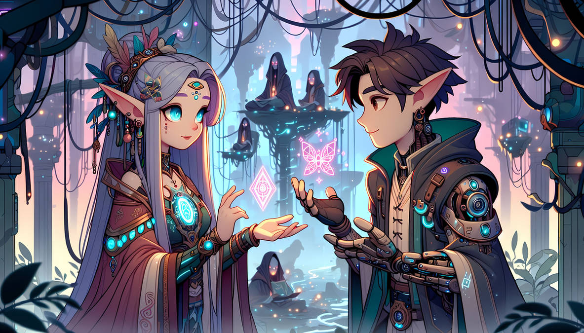 Magic Vs Technology Deviantart The Convergence of Magic and Technology by Fiulo on DeviantArt