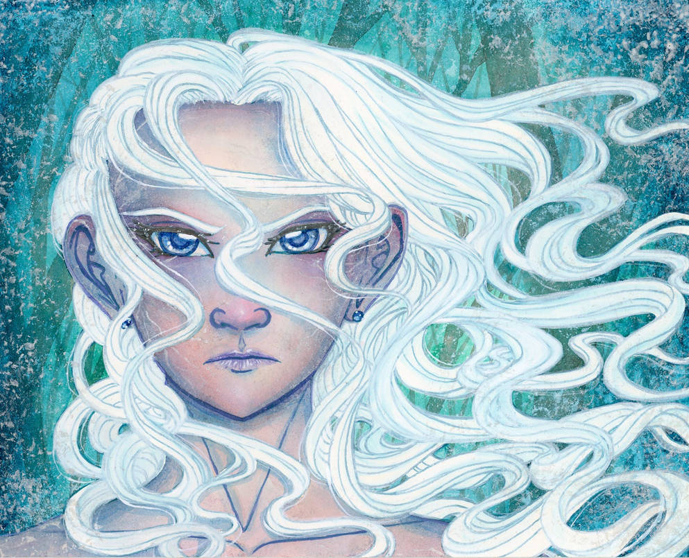 Spirit Sam Ice Spirit Sam AU - Ink Painting by MayContainBirdseed on DeviantArt