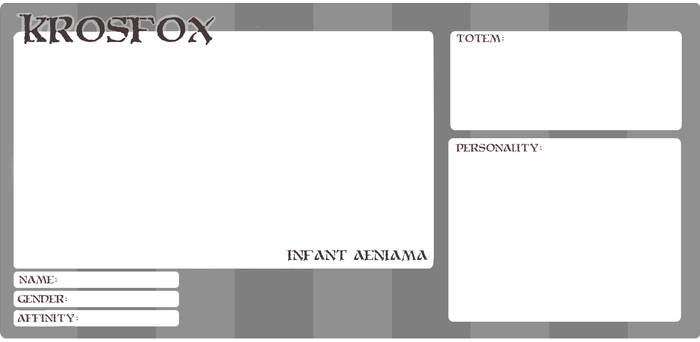 KrosFox: Infant Form