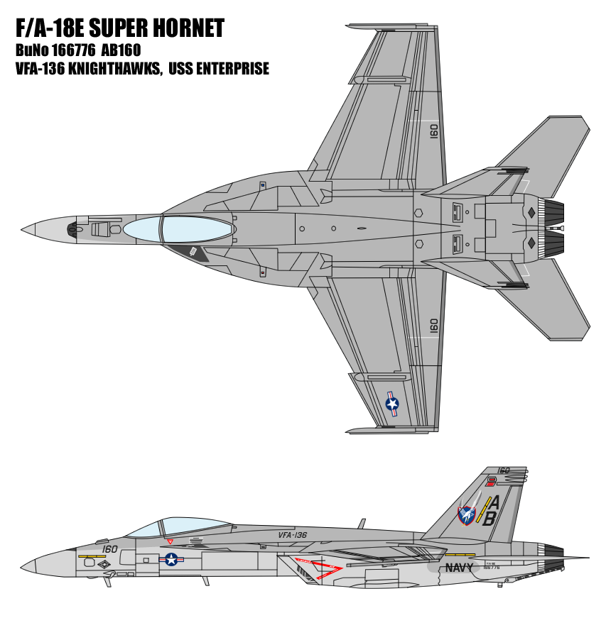 FA-18E Super Hornet - VFA-136