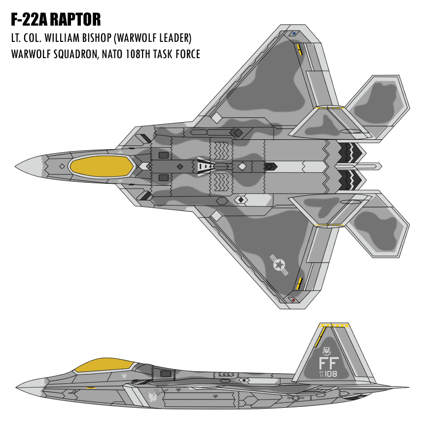 F-22A - Warwolf Squadron