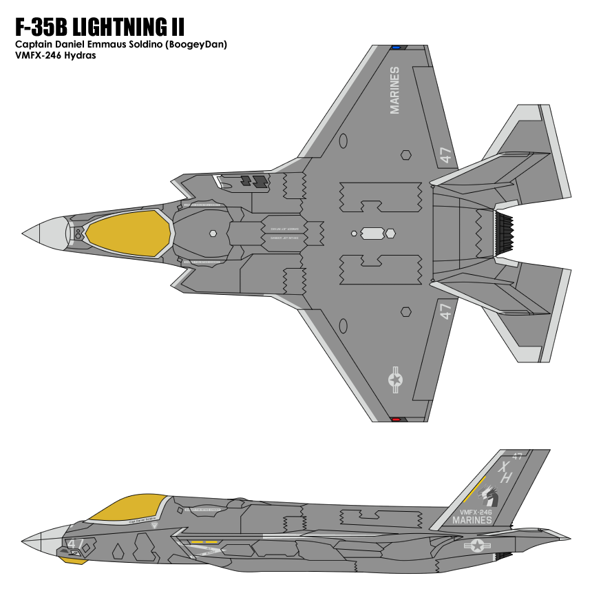F-35B Lightning II - VMFX-246 by BoggeyDan on DeviantArt