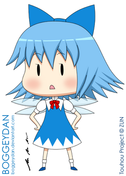 Cirno as a Kantai Collection Fairy