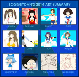 BoggeyDan's 2014 Art Summary