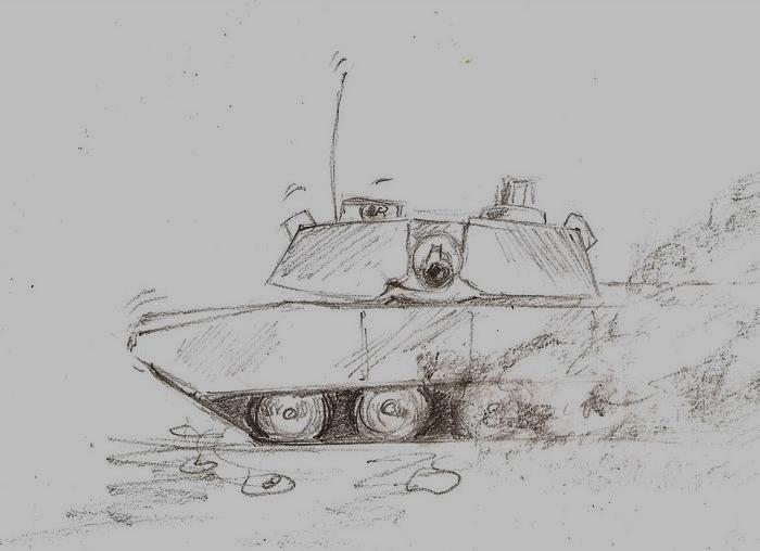 Smiling Abrams sketch