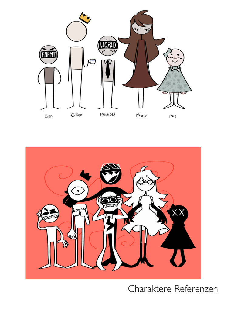 Updated Character References by Mogry331 on DeviantArt