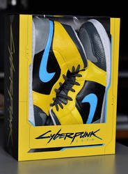 Cyberpunk 2077 themed Jordan 1