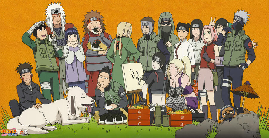 Naruto calendar 2010