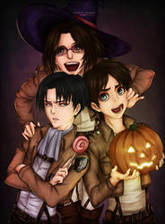 SnK Halloween - colored