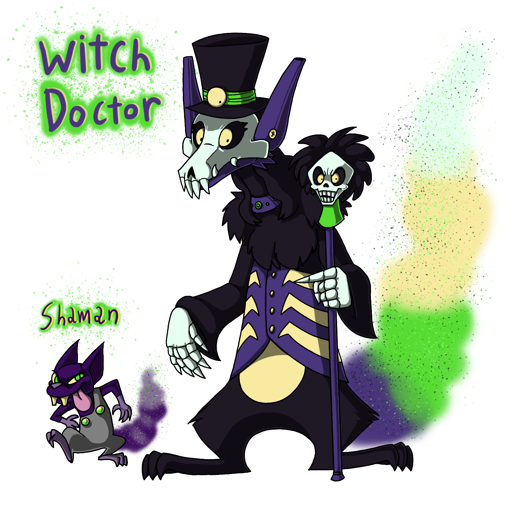 Battlebots - Witch Doctor and Shaman by GreenJuniperTree on DeviantArt