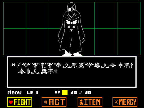 Undertale character fight