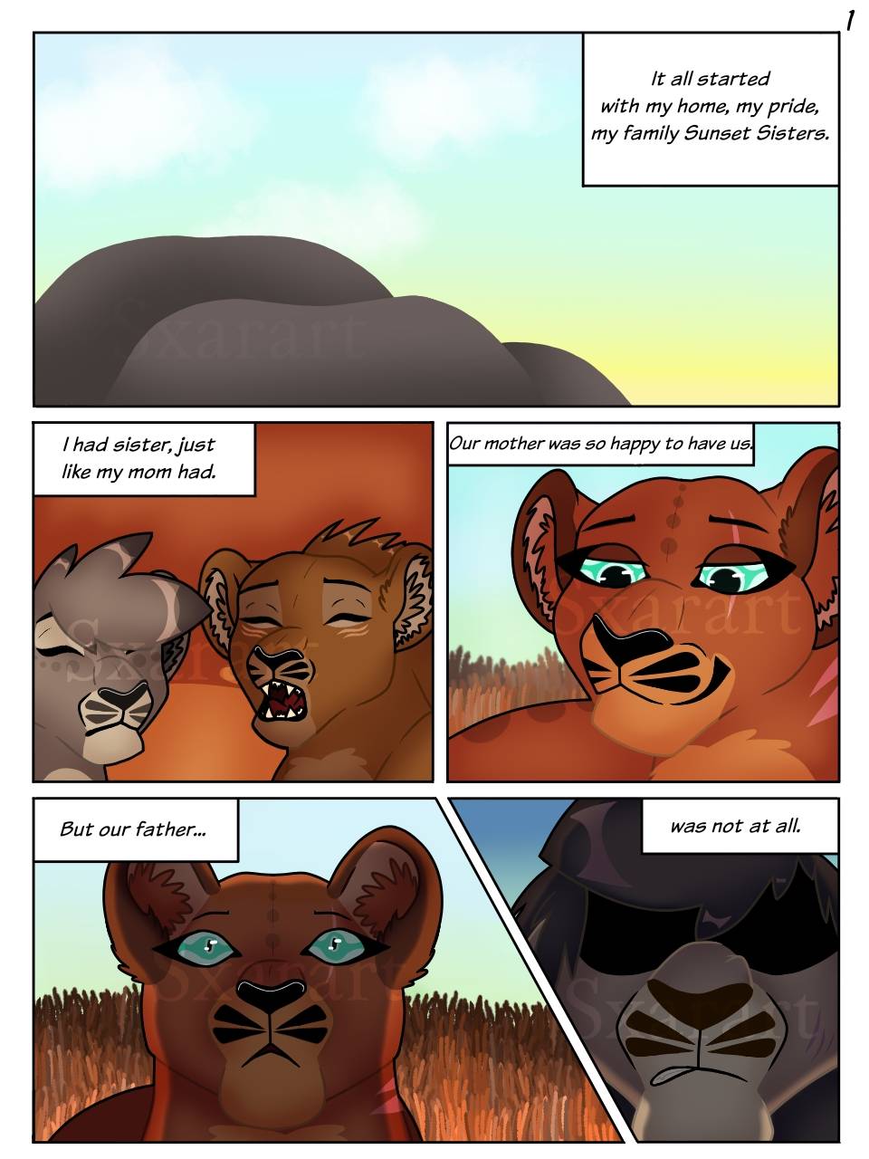 Sunset Sisters / page 1