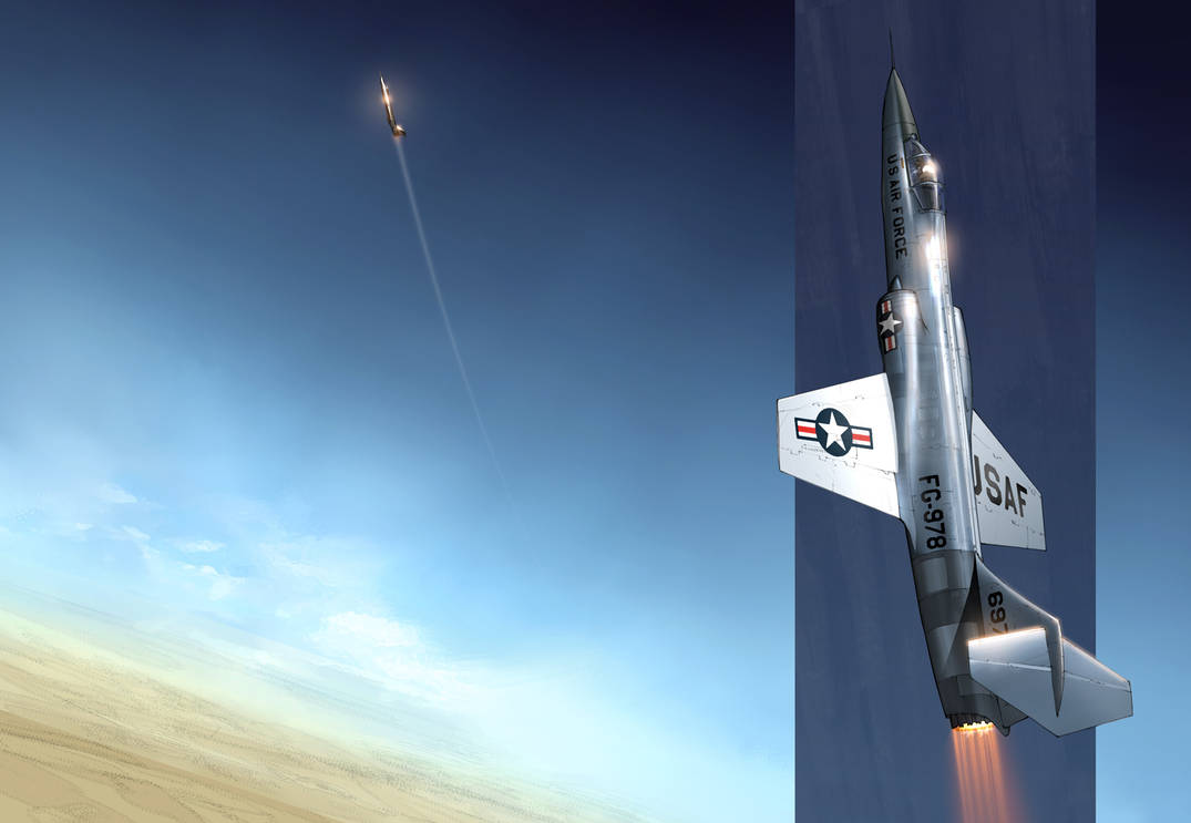 F-104 ascending