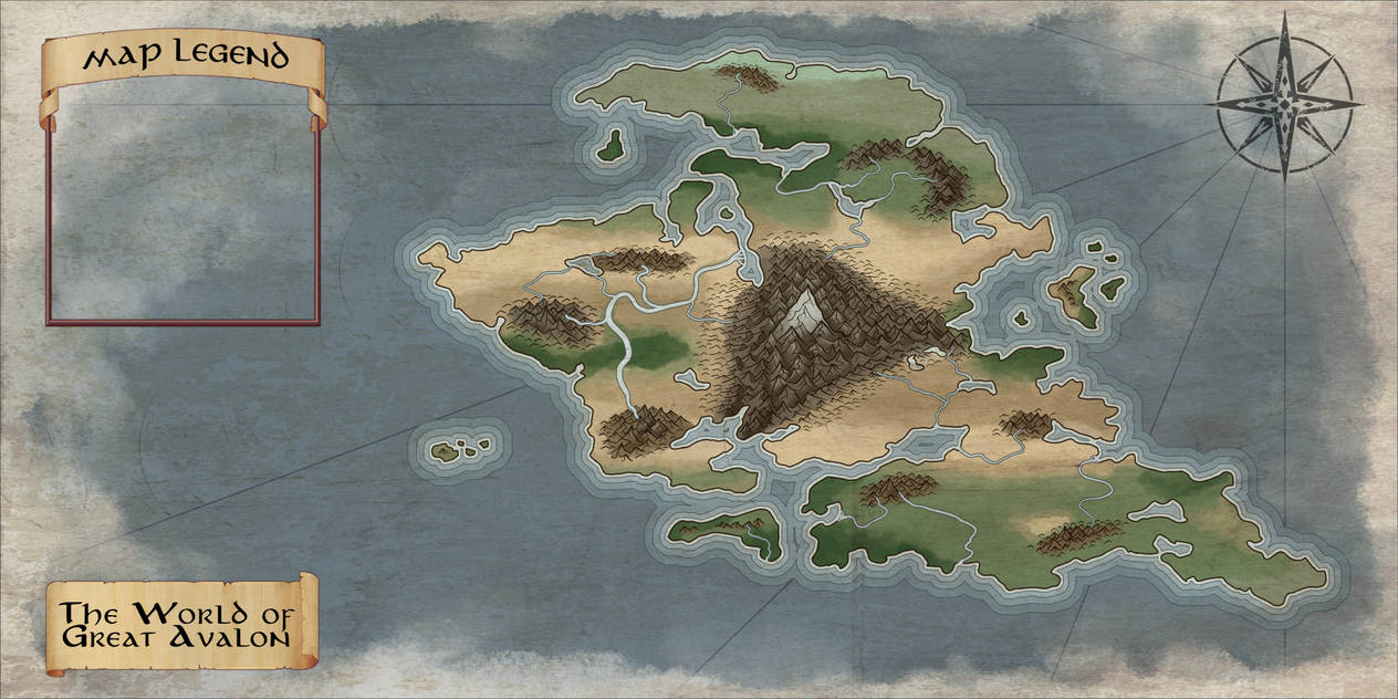 Doga Map DoGA - Worldmap of Great Avalon by kenyizsu on DeviantArt