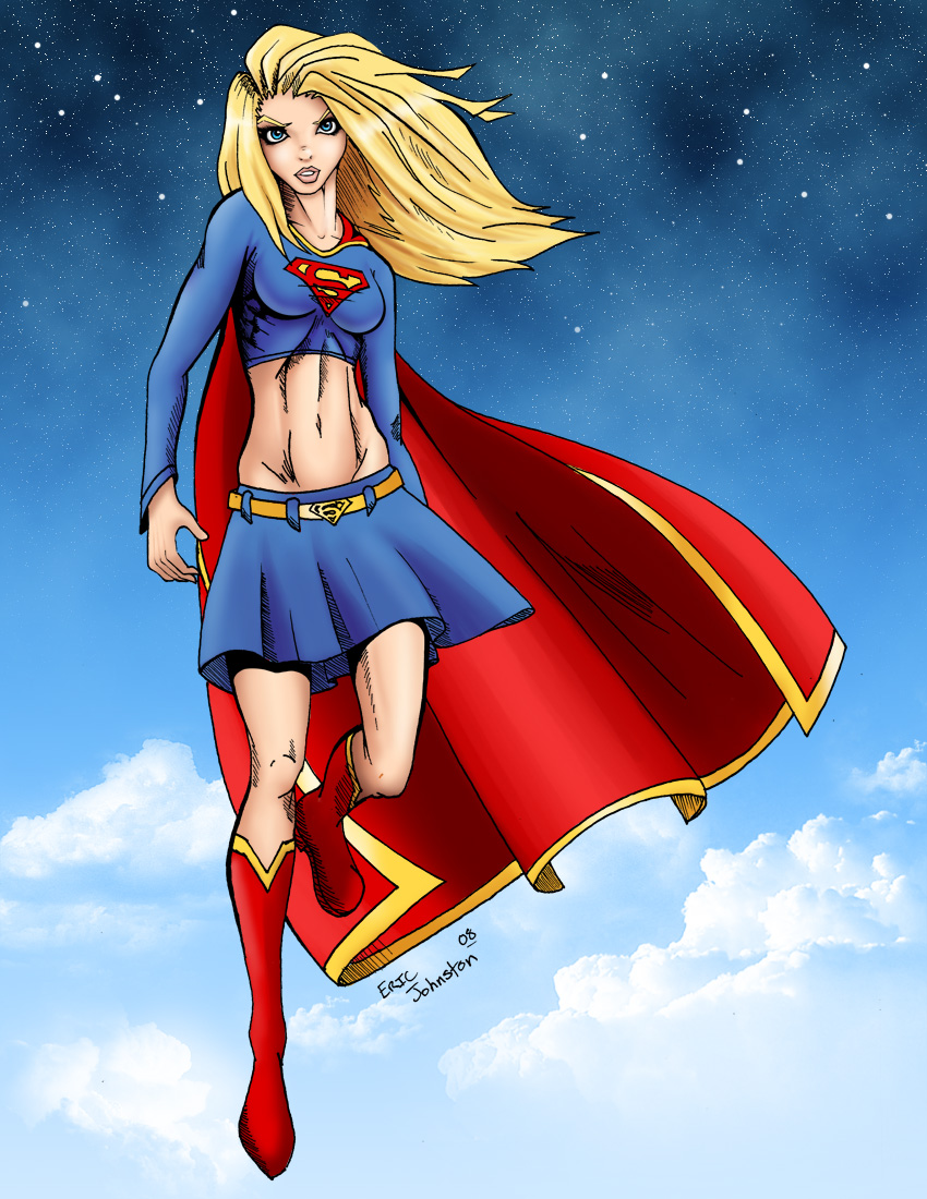 Supergirl Comic Book Character.
