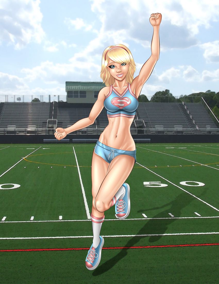 Cheerleader Supergirl