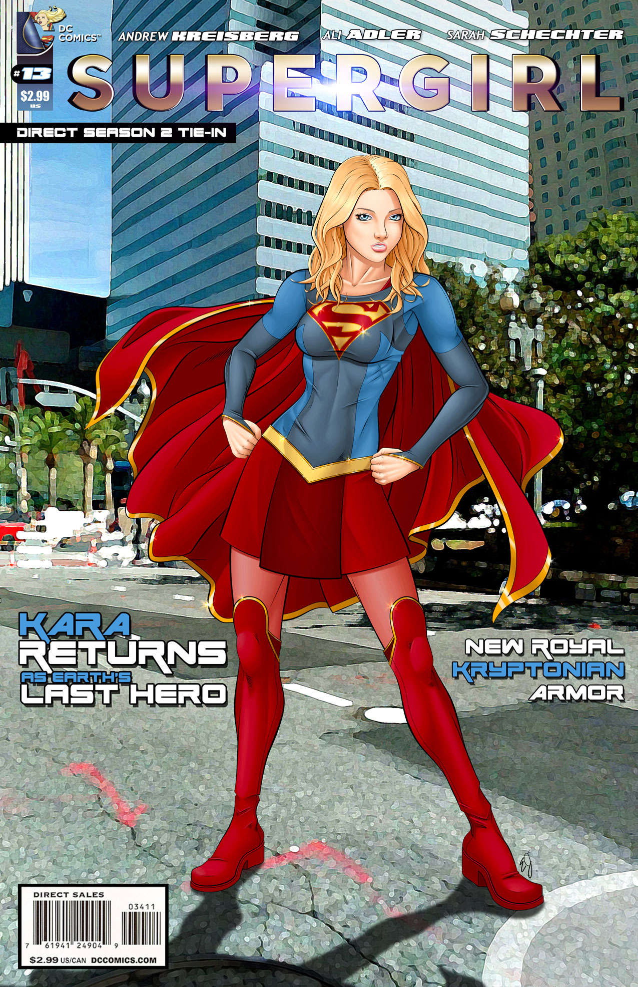 Supergirl TV Comic Season 2 Imagined