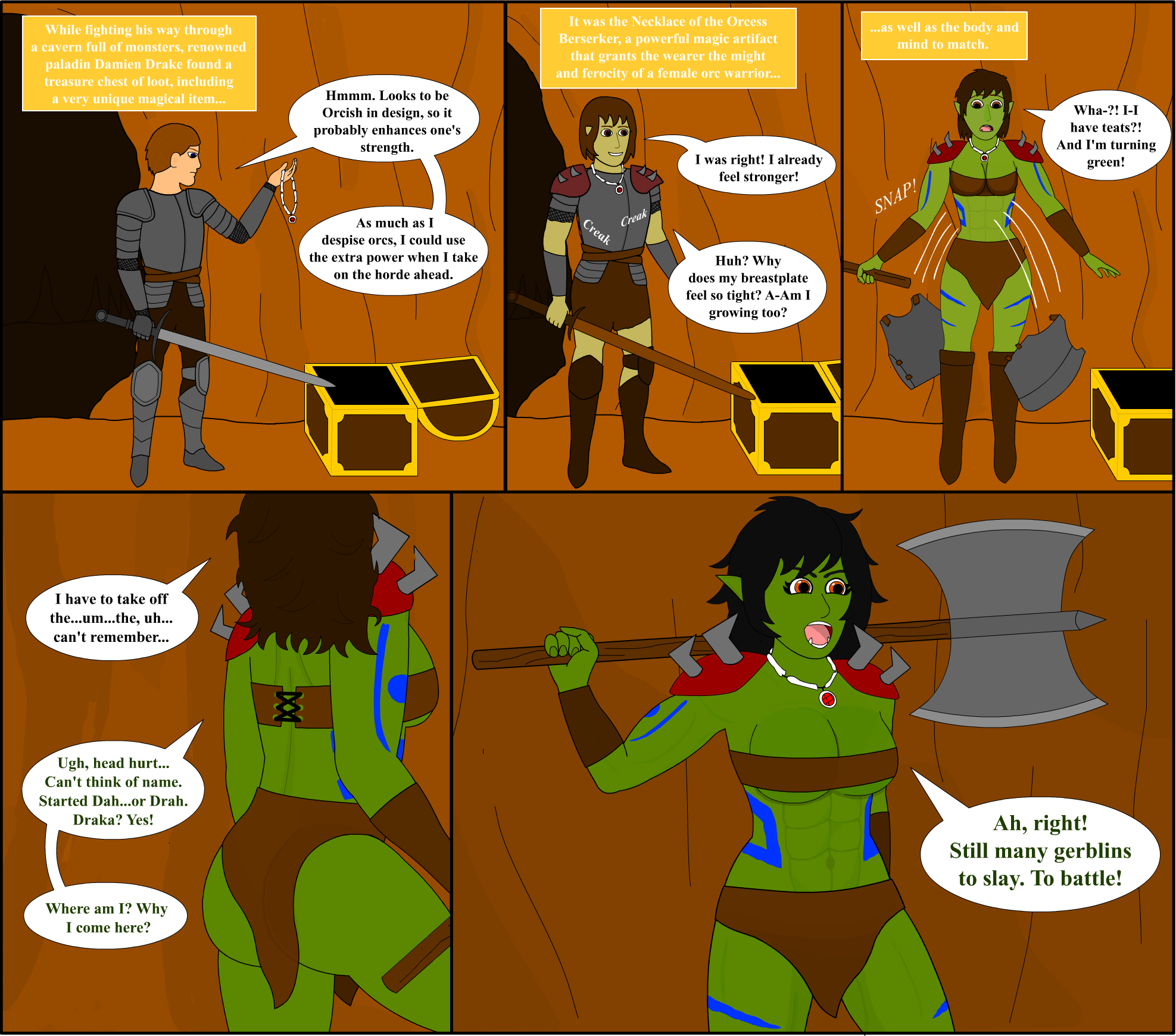 Orcess Draka the Orcess - TG Transformation by riverstone56 on DeviantArt
