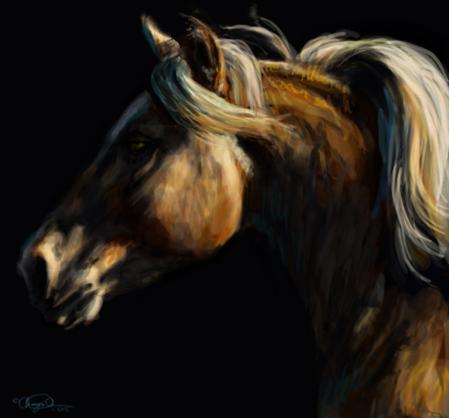 Horse Speed Painting