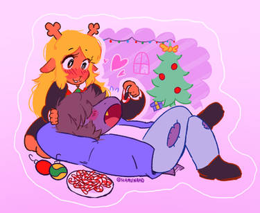 Noelle Celebrating Christmas with Susie