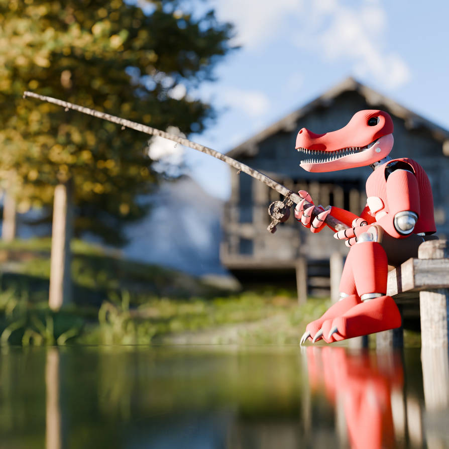 Fishing by SikNitram on DeviantArt