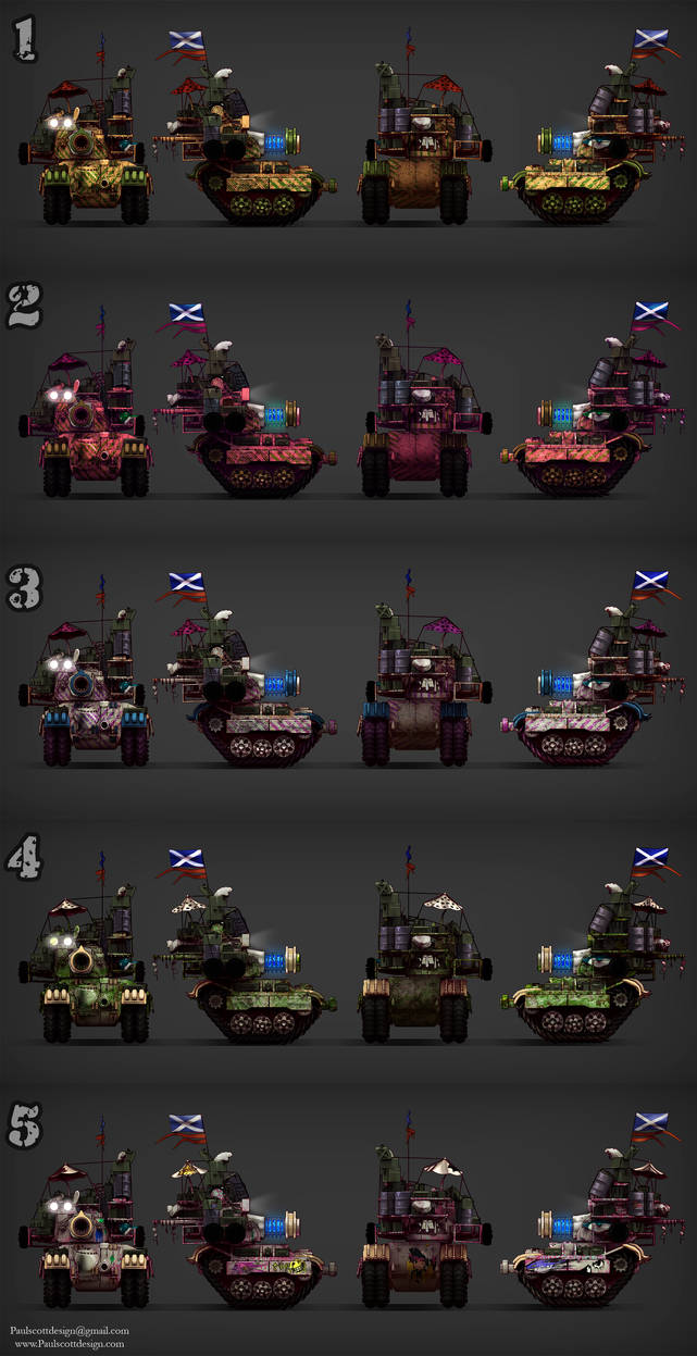 Tank colour scheme designs by pasco295 on DeviantArt