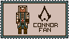 Assassin's Creed stamp | Connor Fan by Lazorite