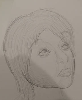 daily doodle #12: face sketch