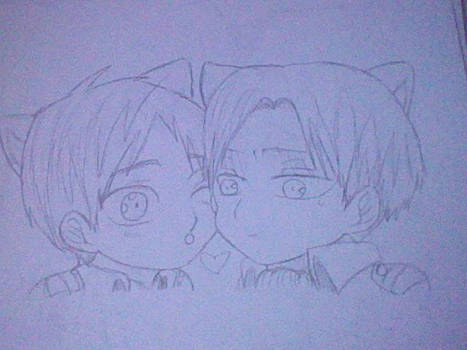 Eren x Levi Drawing 4