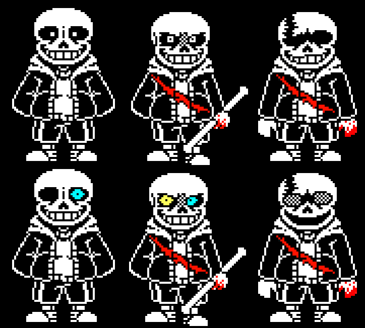 Undertale Last Breath Sans Phase 1 3 Sprite By Endatheanimator On Deviantart