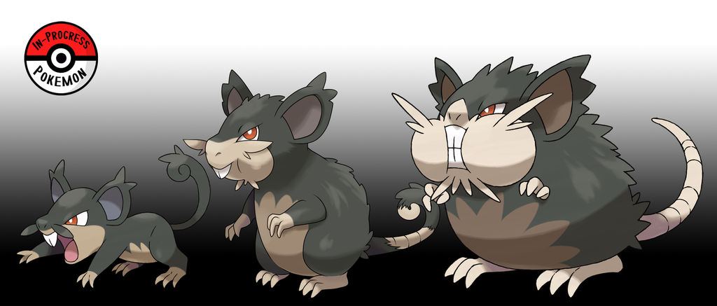 019 - 020 Alolan Rattata Line by InProgressPokemon on DeviantArt