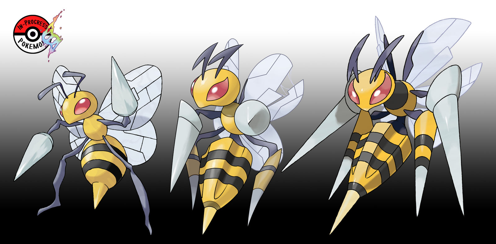 Beedrill Line 015 Mega Beedrill by InProgressPokemon on DeviantArt