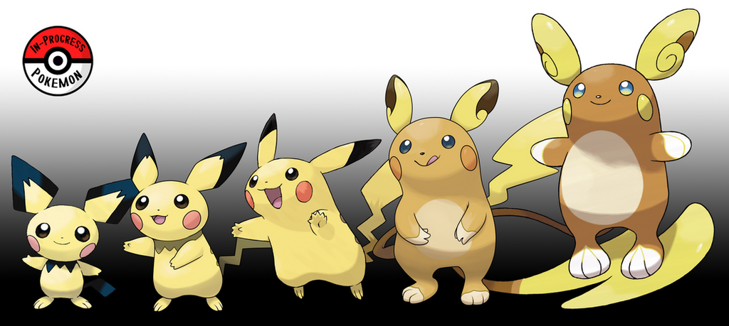 172 - 026A Pikachu Line by InProgressPokemon on DeviantArt