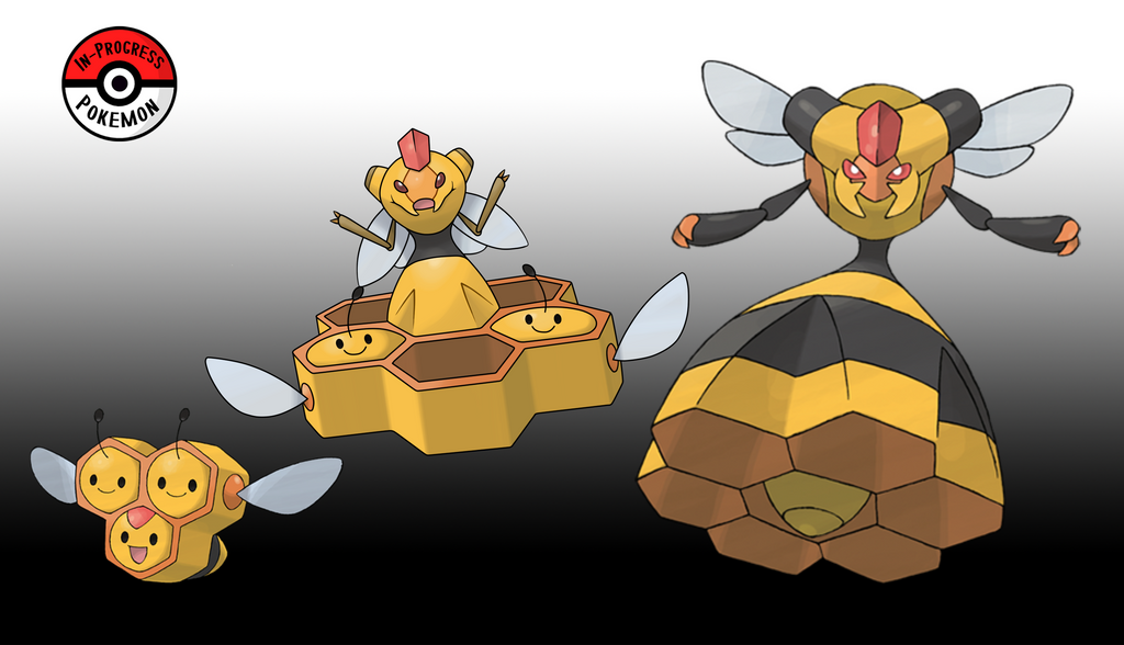 415 - 416 Combee Line by InProgressPokemon on DeviantArt