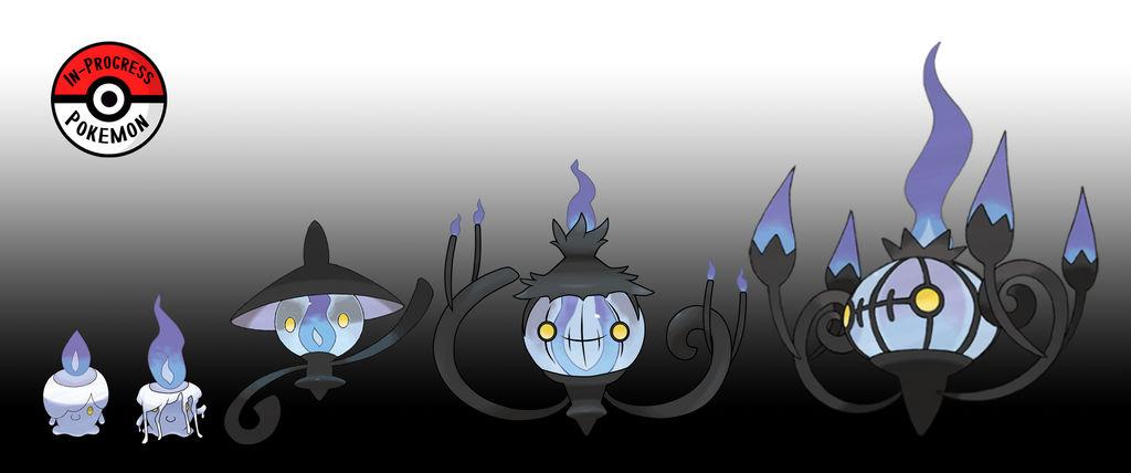 Litwick Final Evolution 607 - 609 Litwick Line by InProgressPokemon on DeviantArt