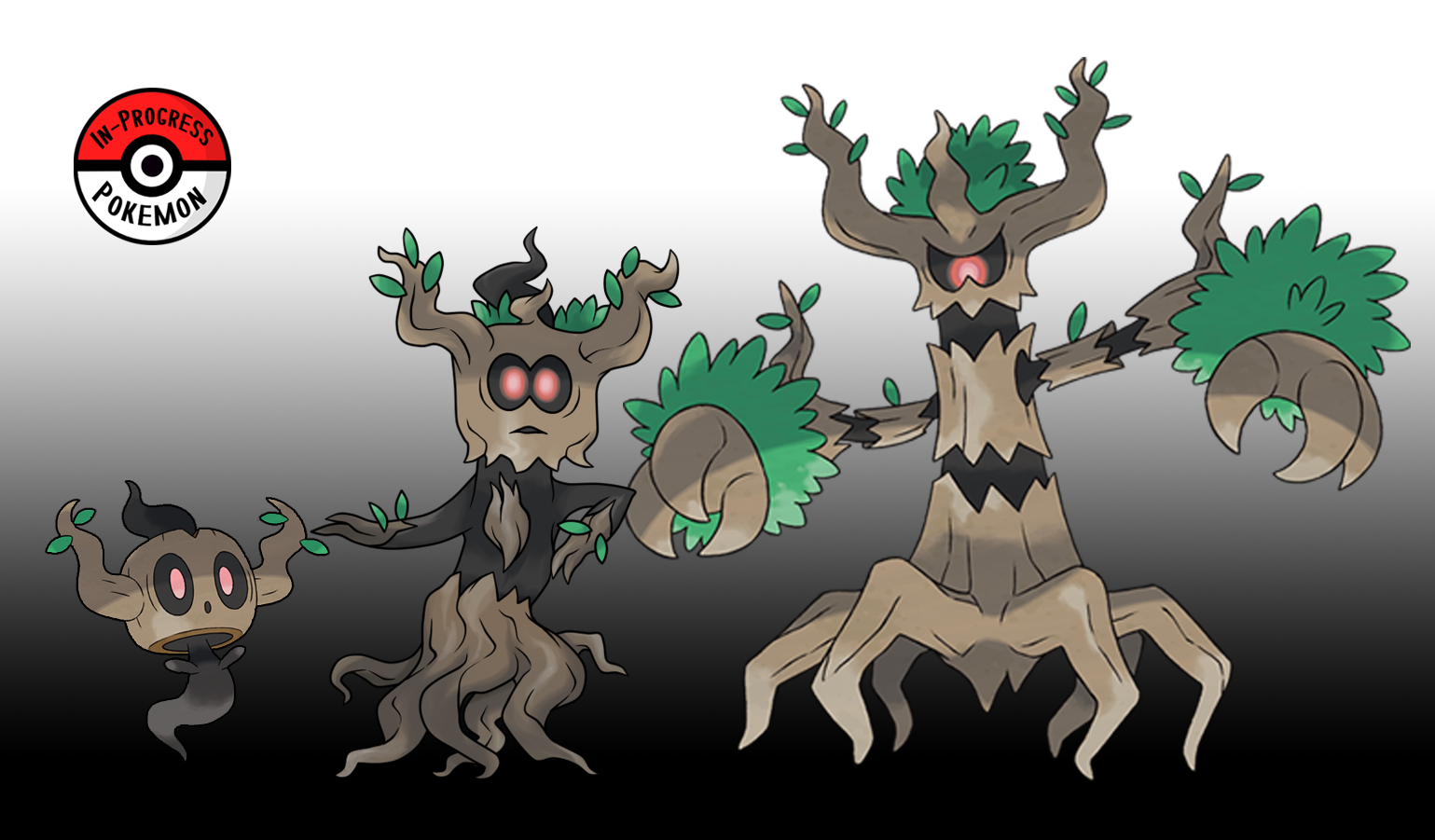 708 - 709 Phantump Line by InProgressPokemon on DeviantArt