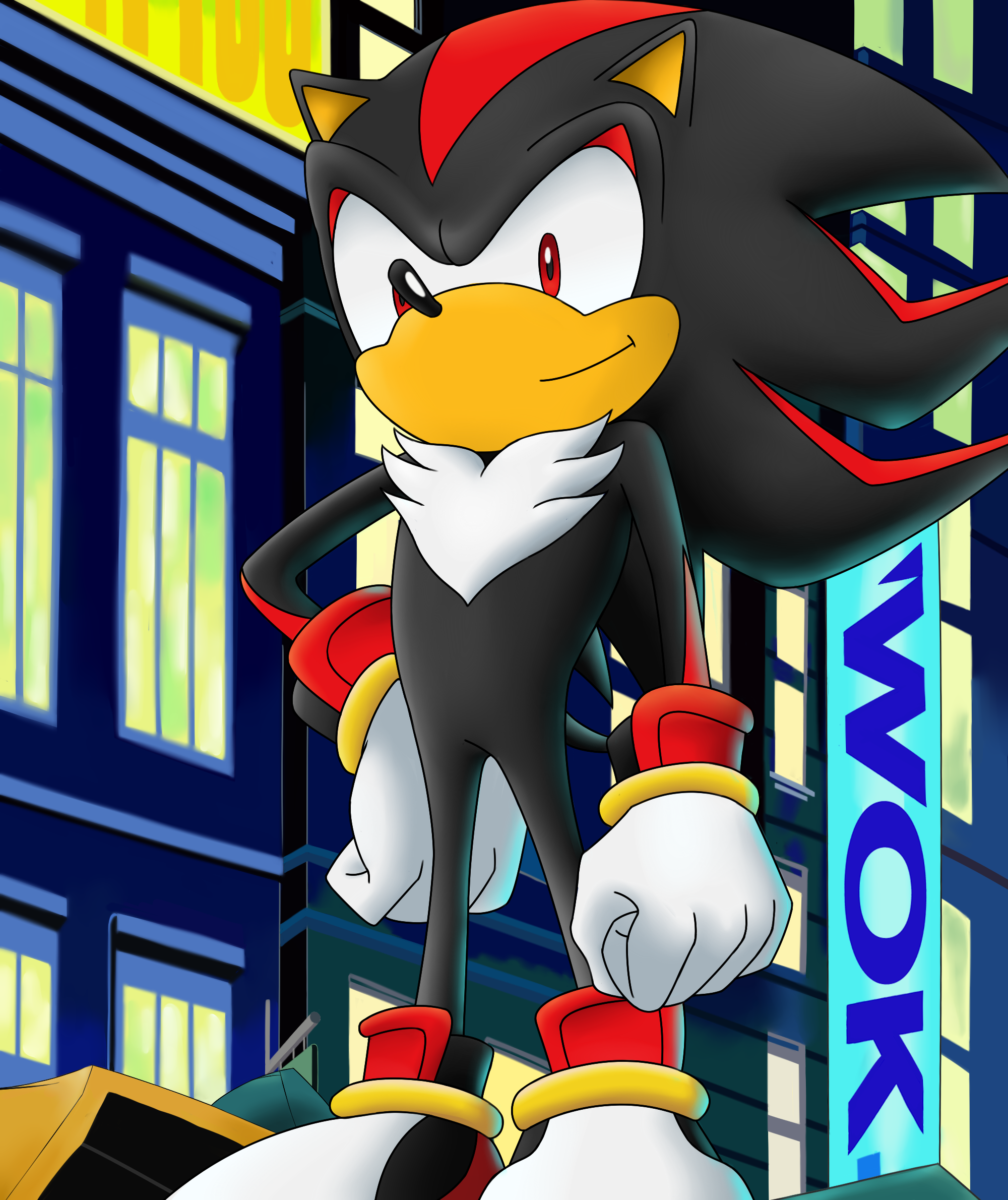 Shadow x Sonic by Nei-Ning on DeviantArt