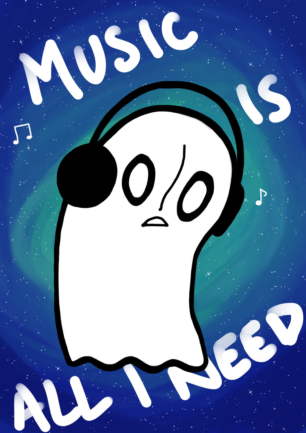 Napstablook - music is all I need