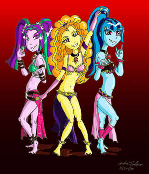 The Dazzlings Belly Dancers