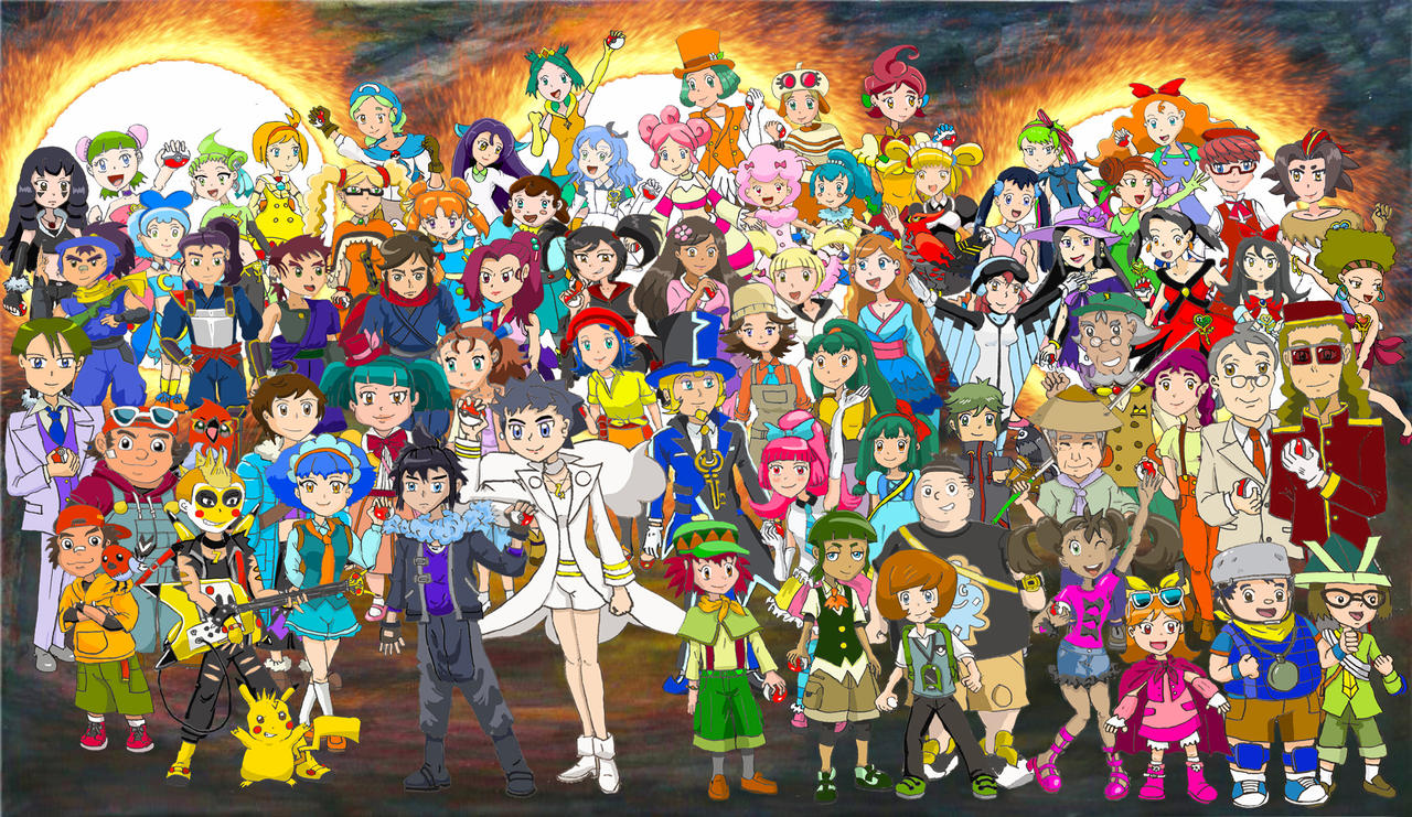 Pokemon Endgame Kalos rivals assembled by andrewtodaro on DeviantArt