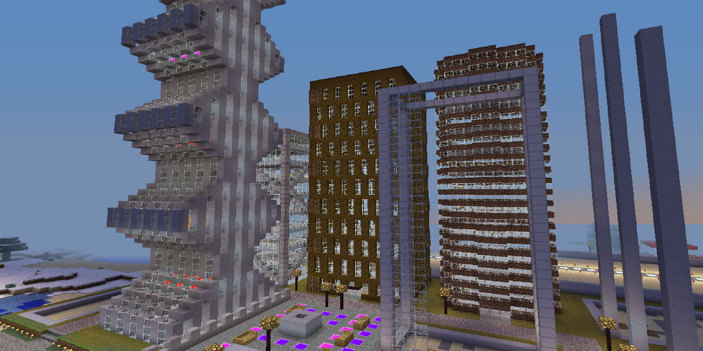 Minecraft city skyscraper (U/C) by Balkanokavkaz on DeviantArt