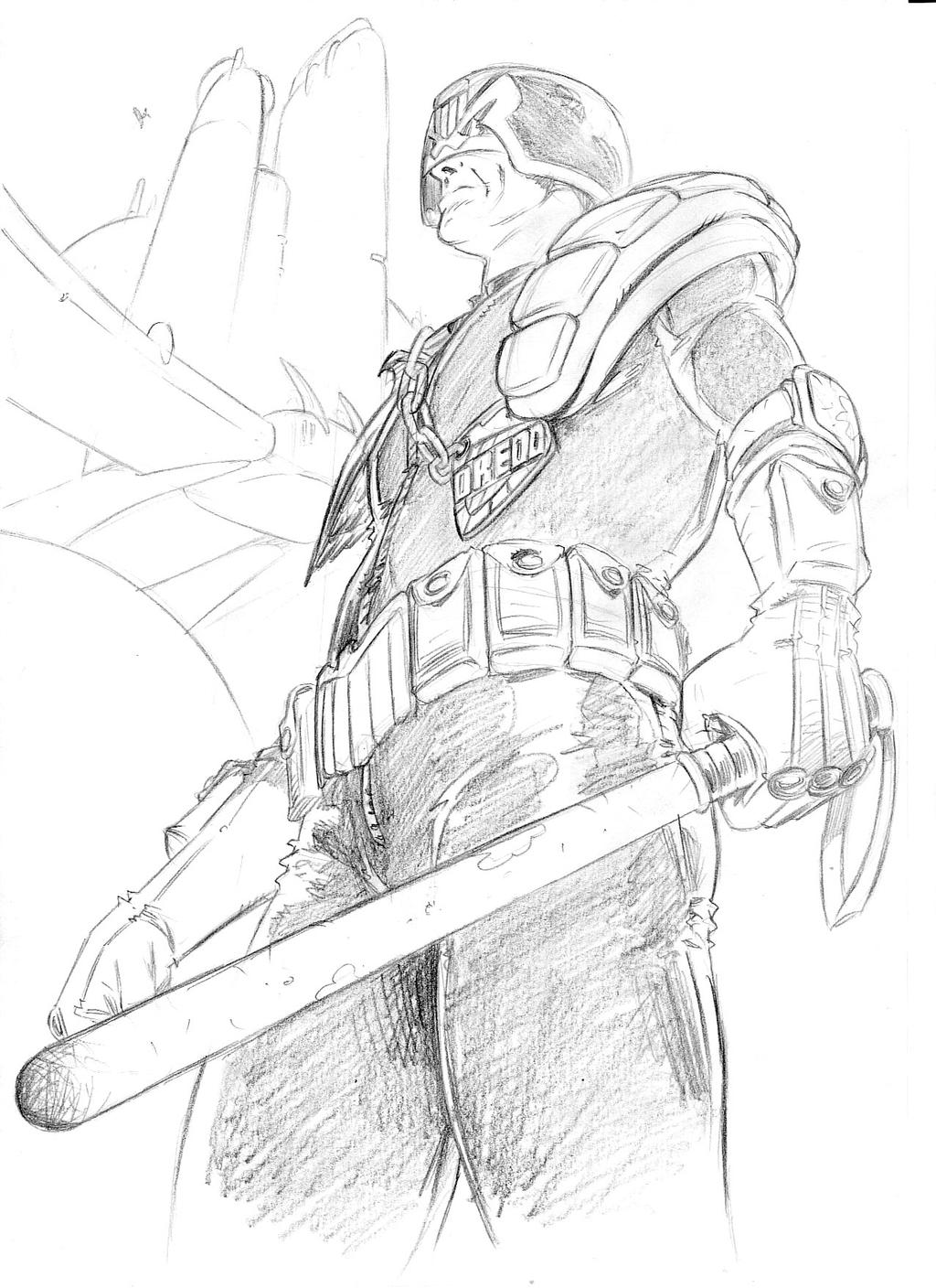 Dredd Sketch