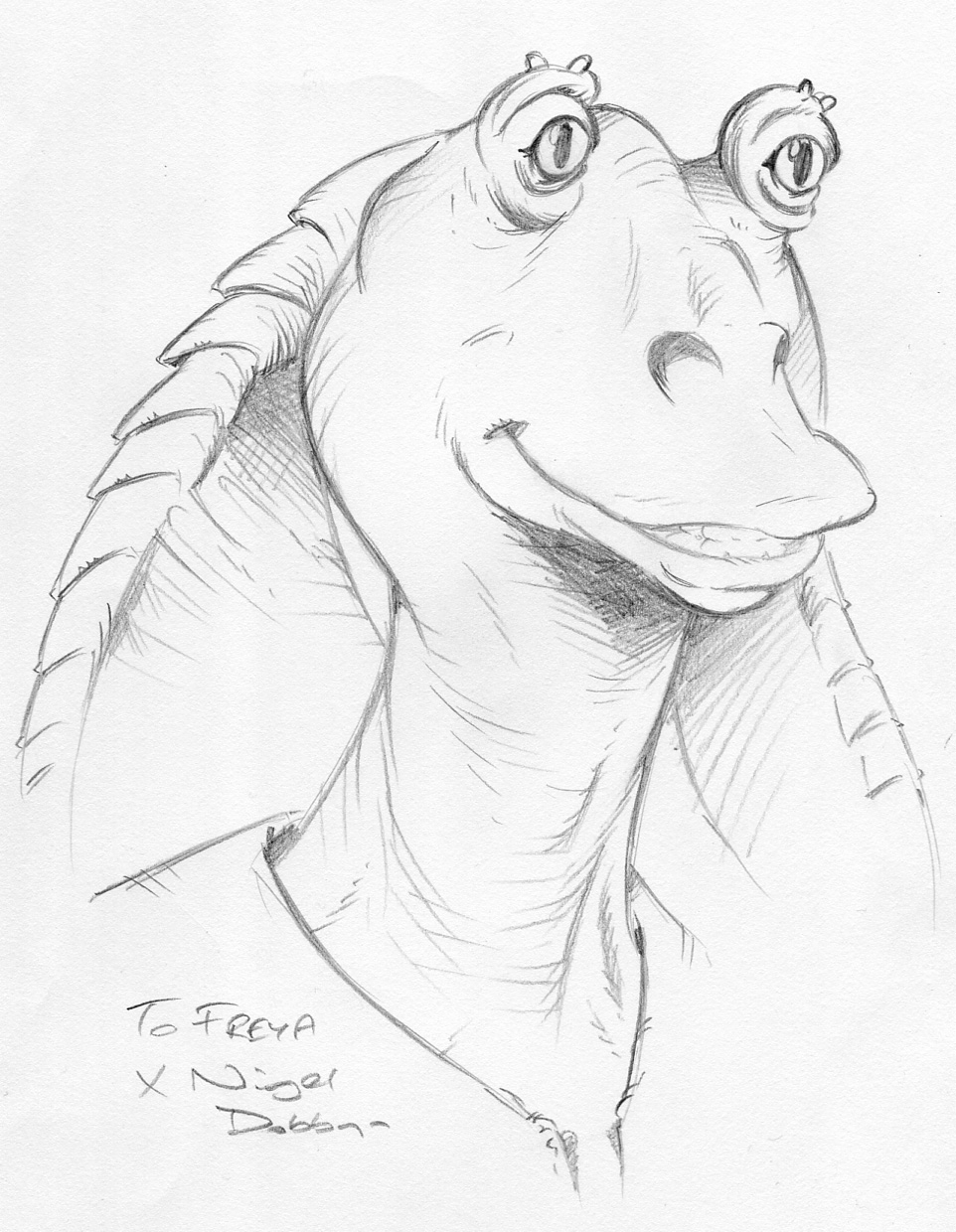 Jar jar binks by handtoeye on DeviantArt