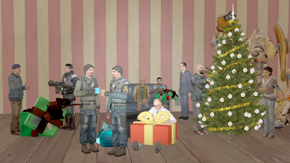 A Very Half Life Christmas By Johnhitchcock On Deviantart